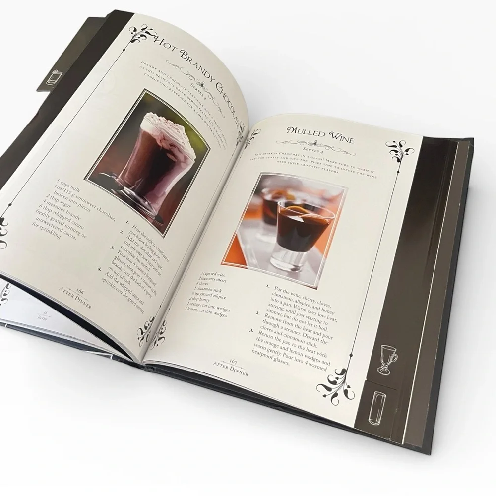 The Cocktail Hardcover Recipe Book 200+ Cocktails Mixology Bartending Home Guide